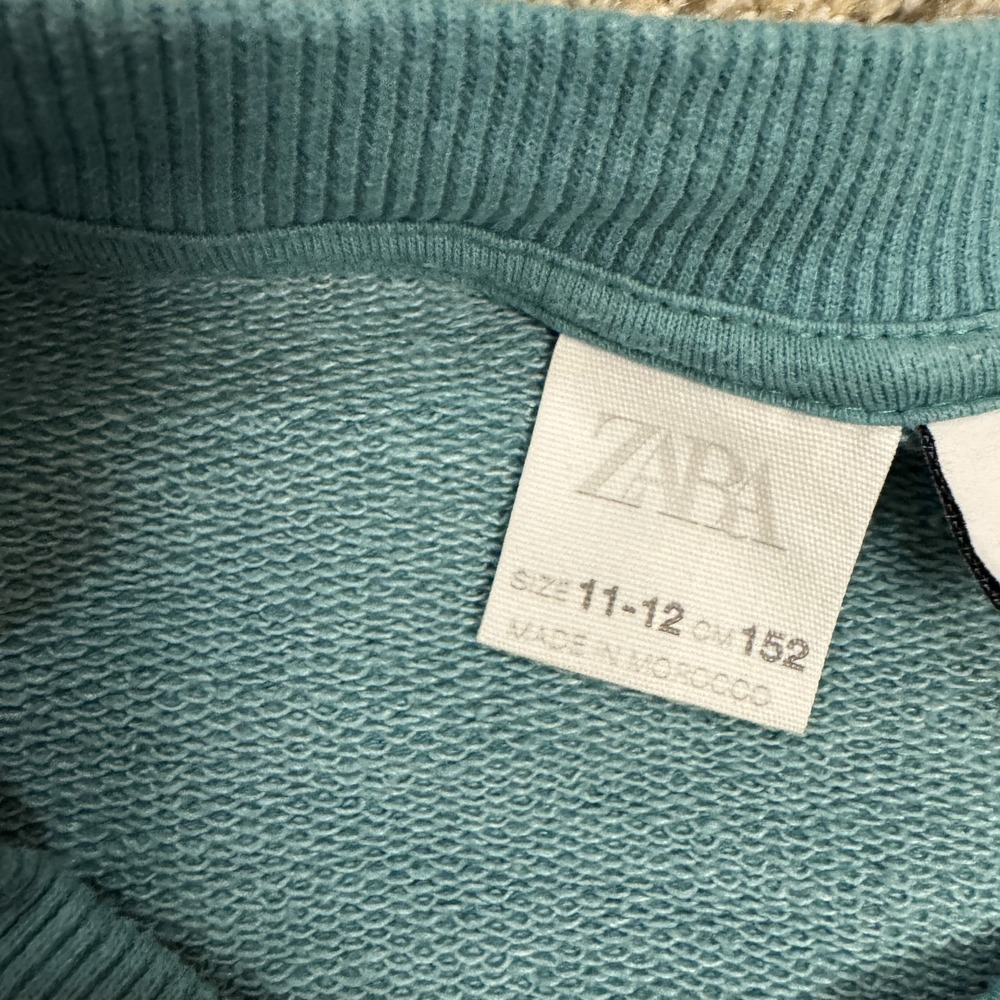 Zara Teal Kyoto City Garfield Sweatshirt - Picture 7 of 9